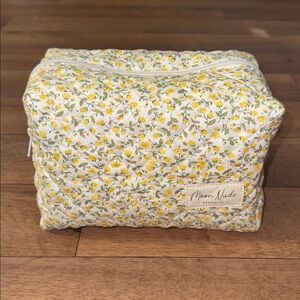 Moon Nude Handmade Quilted Floral Makeup Bag Sustainable Ethically Made Darling